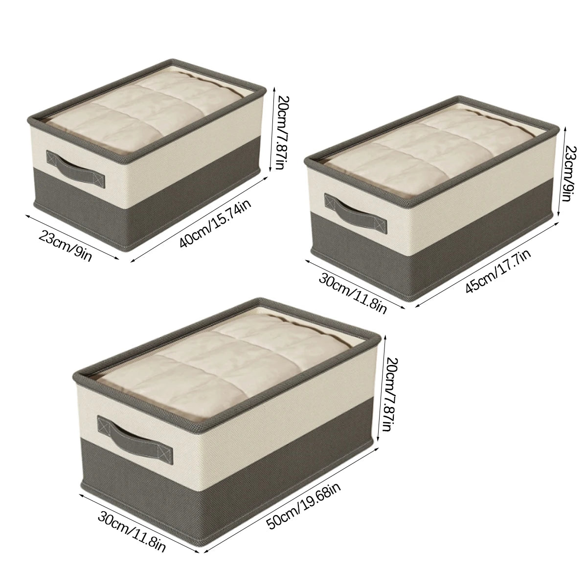 Foldable Storage Box for Clothes & Bedding