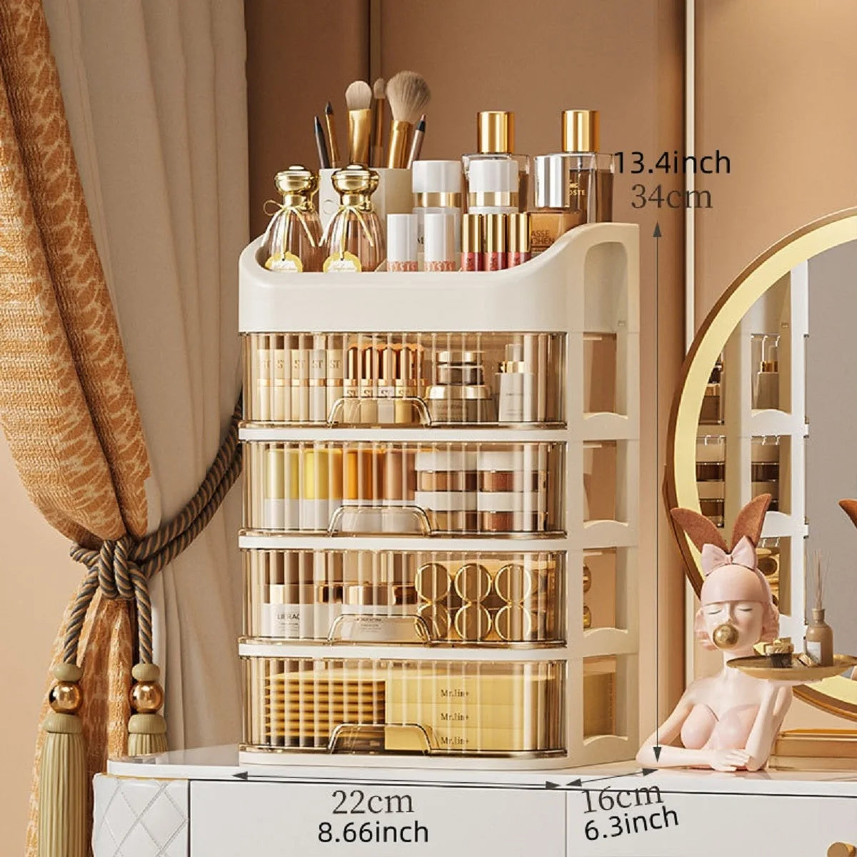 Multi-Layer Makeup & Skincare Storage Box