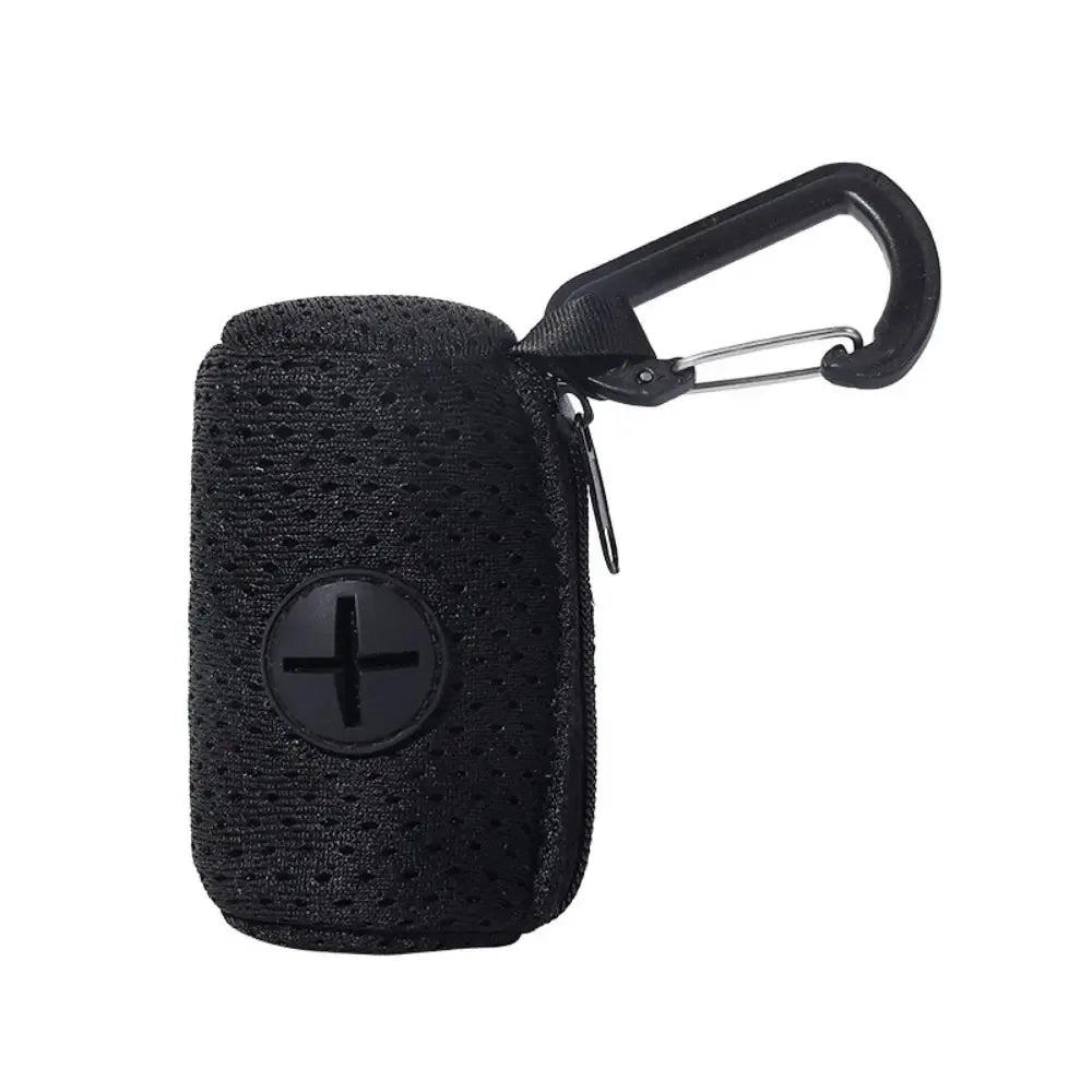 Portable Mesh Dog Poo Bag Dispenser with Buckle