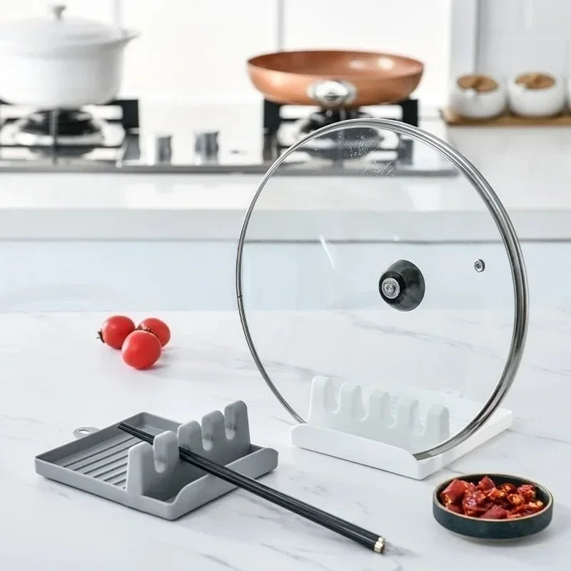 Kitchen Spoon Rest & Pot Lid Holder