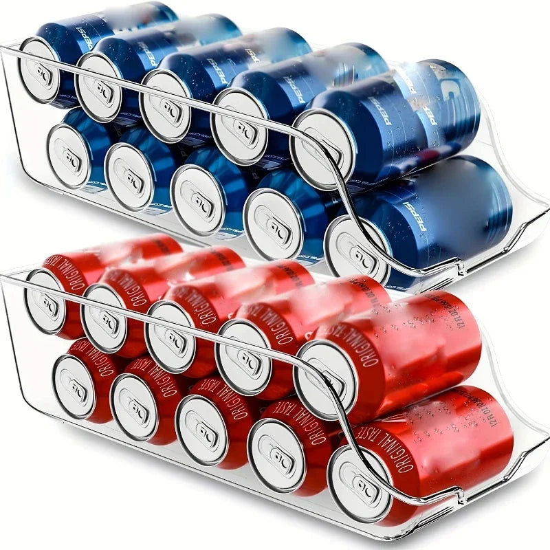 Refrigerator Organizer Bins & Can Dispenser