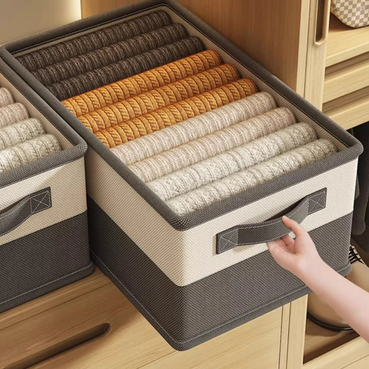 Foldable Storage Box for Clothes & Bedding