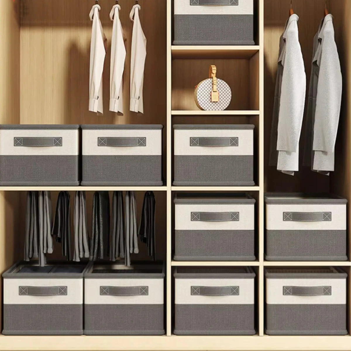 Foldable Storage Box for Clothes & Bedding