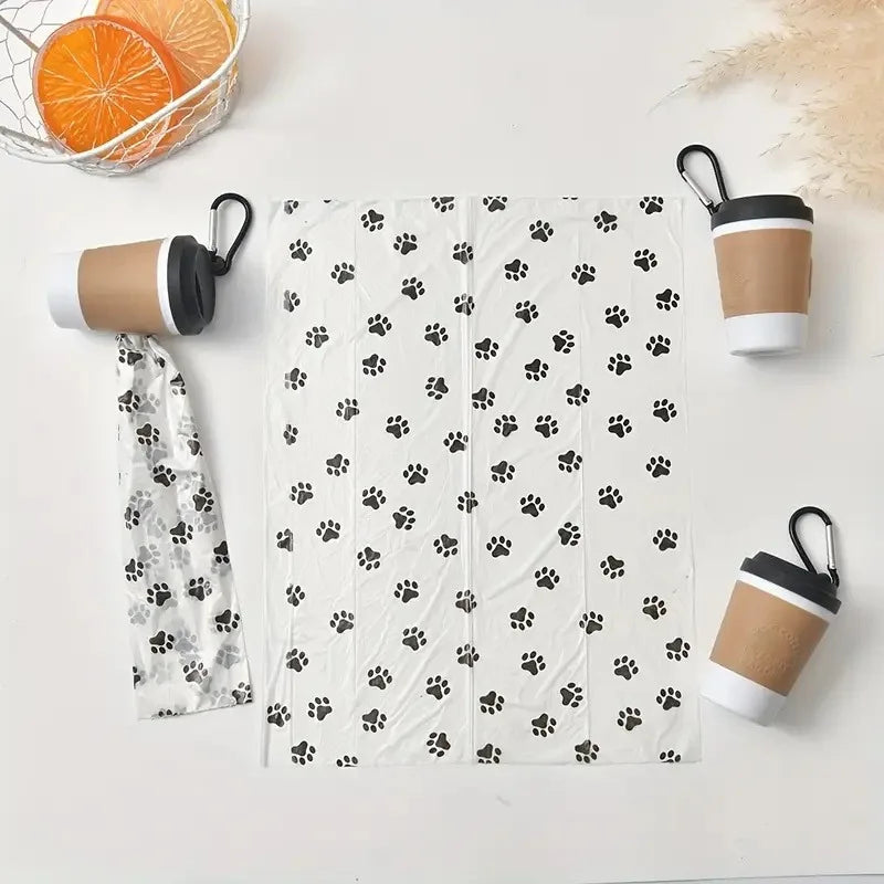 Coffee Cup-Shaped Dog Poop Bag Dispenser