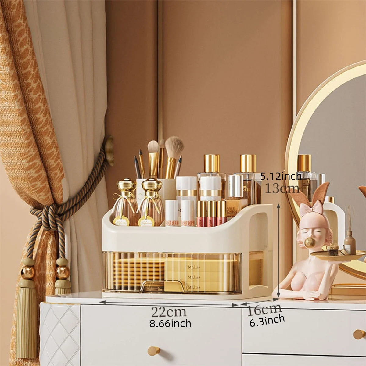 Multi-Layer Makeup & Skincare Storage Box