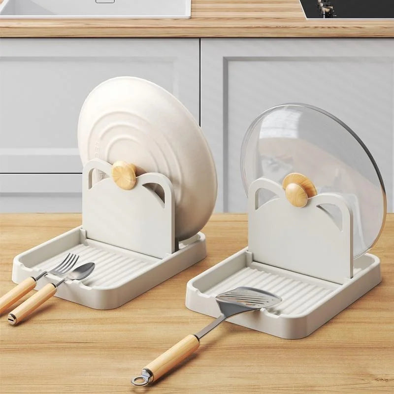 Multifunctional Spoon Rest & Pot Lid Holder Mat