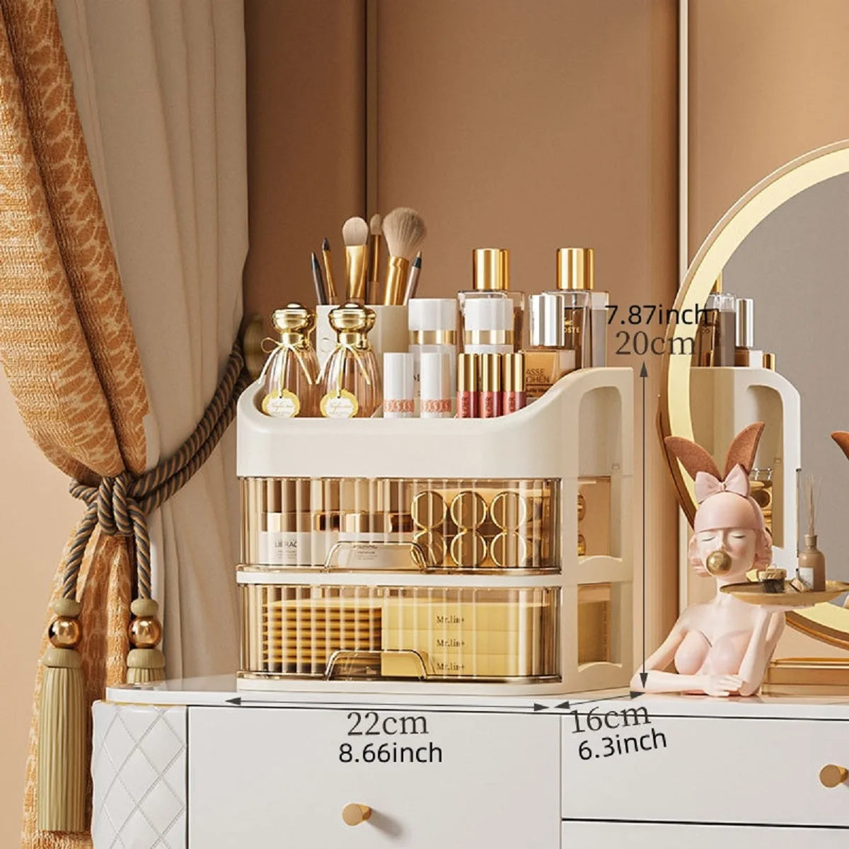 Multi-Layer Makeup & Skincare Storage Box