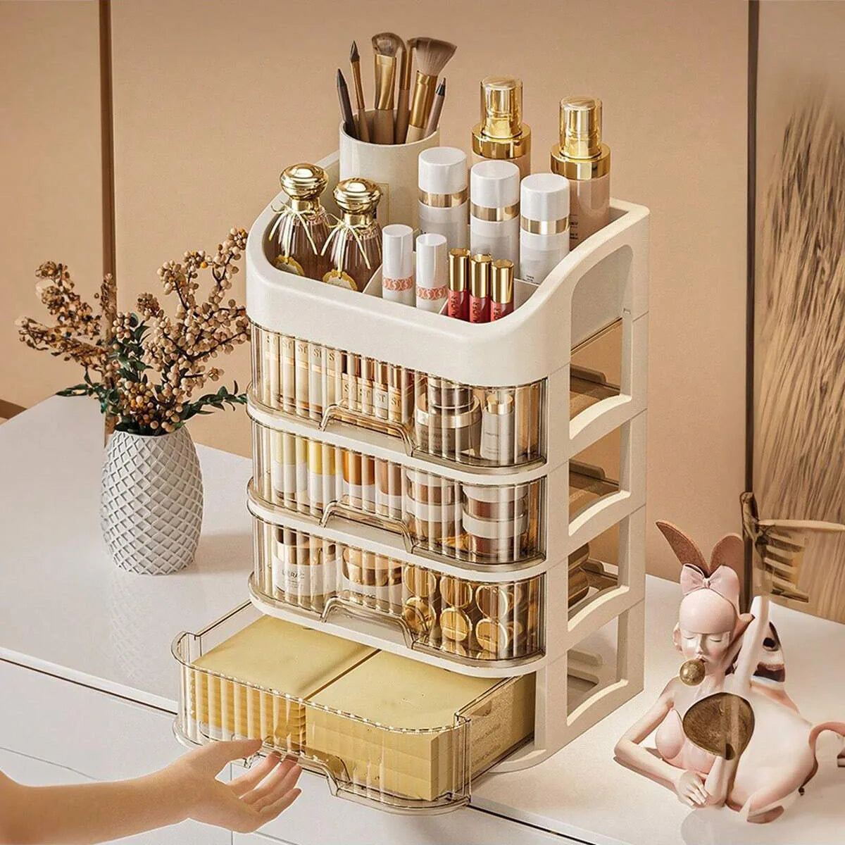 Multi-Layer Makeup & Skincare Storage Box